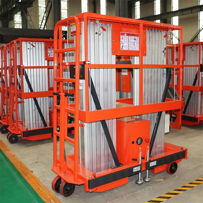 Aluminium Alloy Double Masts Hydraulic Lift suppliers