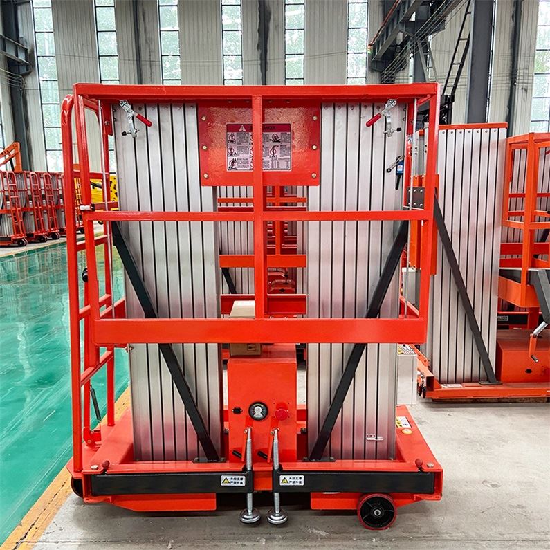 Lif Hidraulik Tiang Berganda Aloi Aluminium