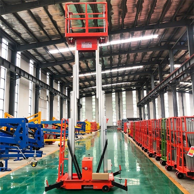 Aluminium Alloy Double Masts Hydraulic Lift price