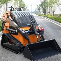 Pemuat Kemudi Skid Mini Kawalan Jauh