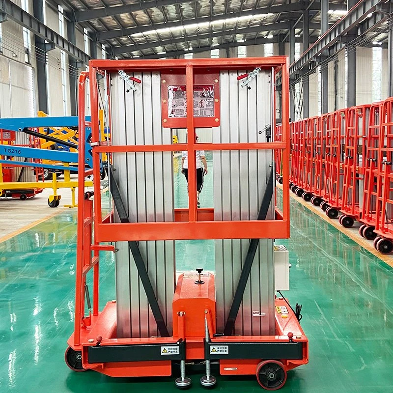 Angkat Aloi Aluminium Tiang Berganda Menegak